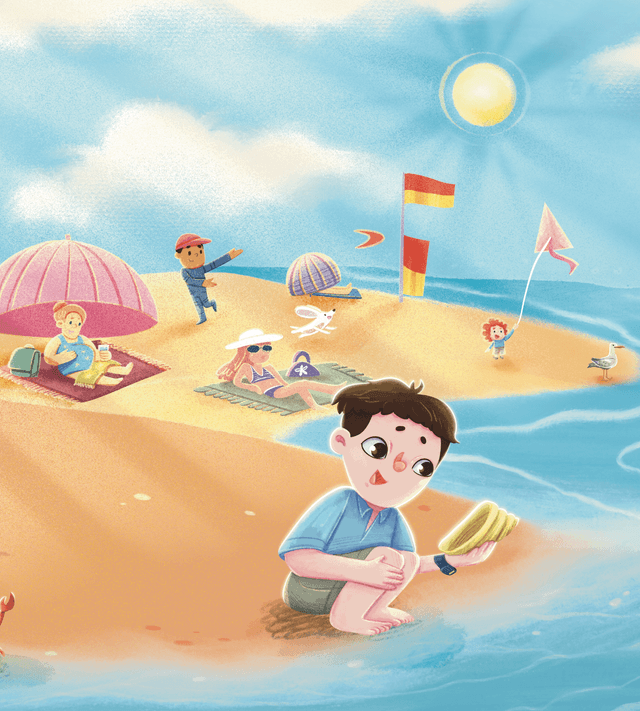 Discovery at
the beach